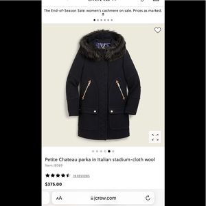 JCrew Chateau Parka